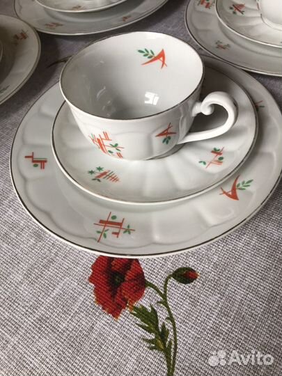 Шуман антиквариат столетний сервиз 1918-1929 Бавар