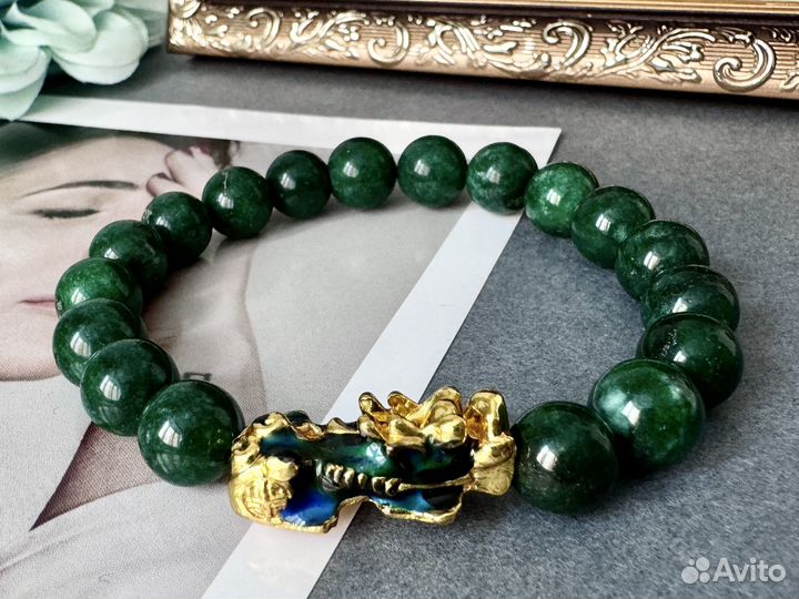 Браслет амулет Pixiu натуральная яшма