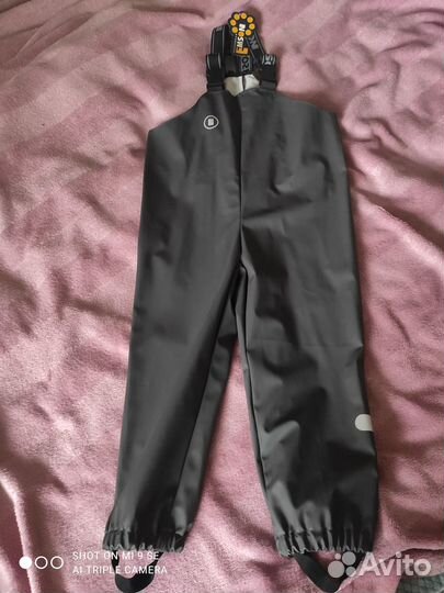 Полукомбинезон демисезонный, непромокаемые штаны
