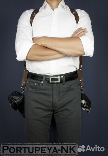 Разгрузка для фотографа на два фотоаппарата