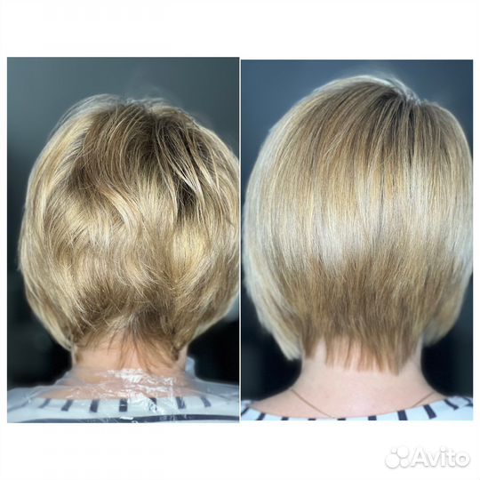 Кератиновое выпрямление волос