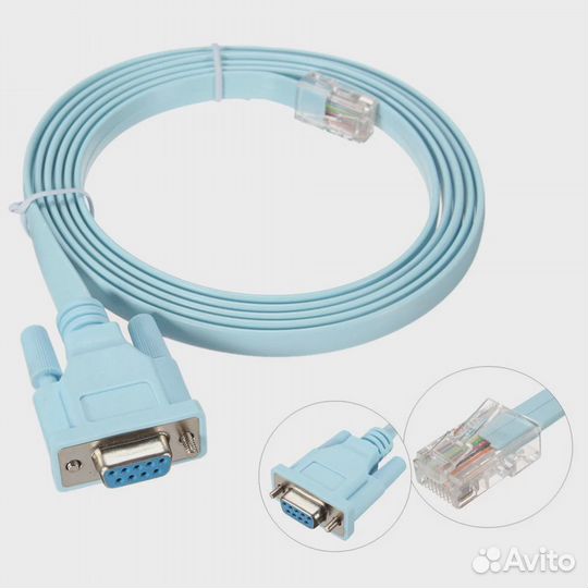 Кабель консольный Cisco. RJ45-COM-RS232