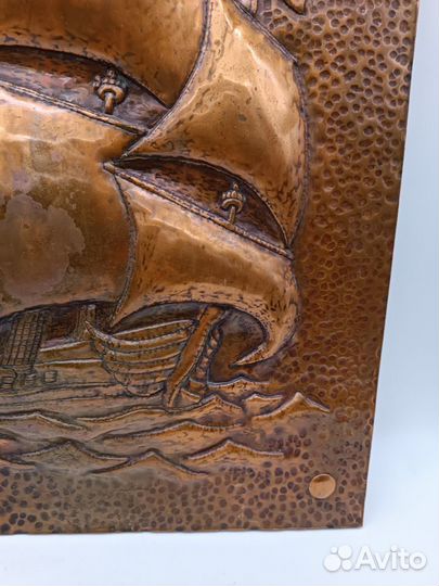 Настенное панно Декоративное Корабль 40*60 см, ДЕ