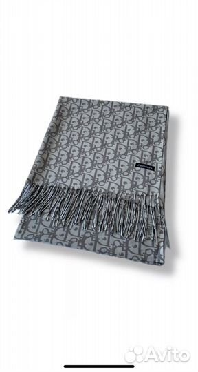 Палантин кашемир двусторонний зимний