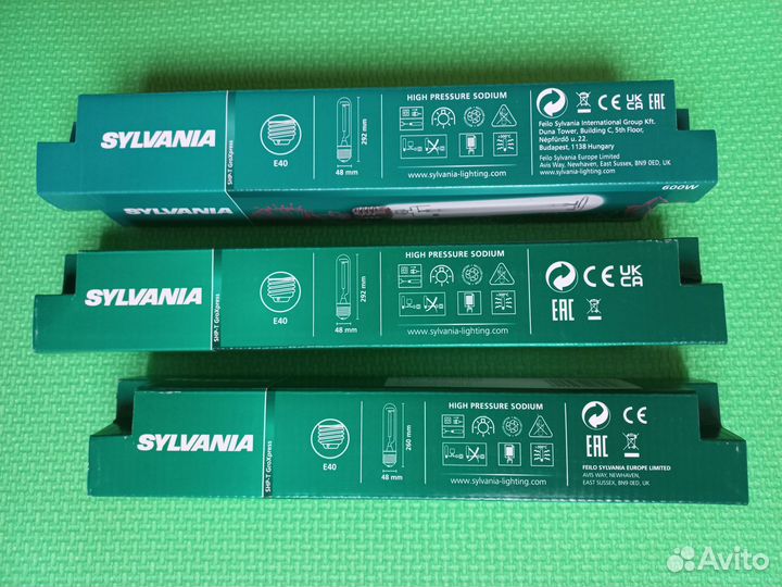 Лампа Днат 250, 400, 600 Вт Sylvania для растений