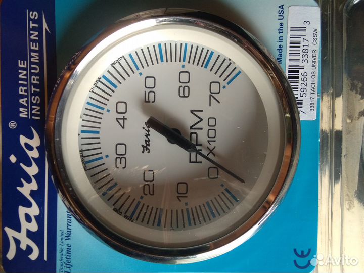 Тахометр для лодочного мотора
