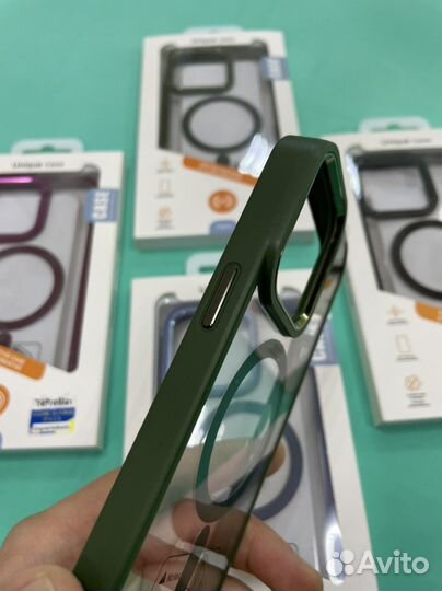 Прозрачный чехол с MagSafe iPhone 13 14 pro max