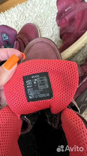 Ботинки Ecco 34 зима