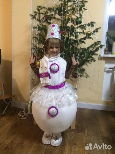 Снеговик, костюм новогодний, для фотосессий