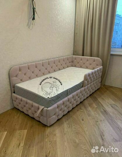 Детская кровать от 3 лет с бортиками