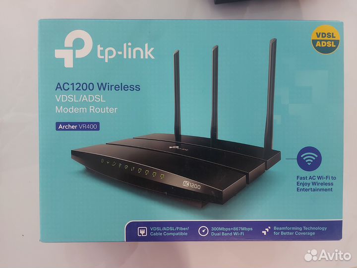Adsl модем роутер TP Link Archer VR400