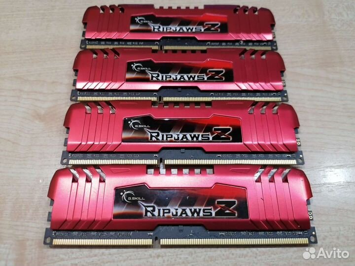 G.Skill Ripjaws 16GB(4x4GB DDR3 PC3-12800 1600 MHz