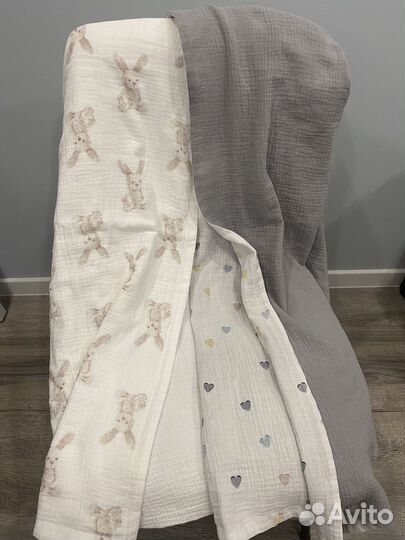 Плед из муслина новый