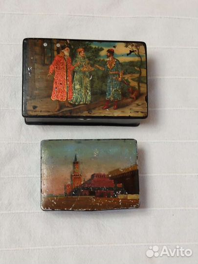 Антикварная шкатулка, Довоенная.Кремль, СССР