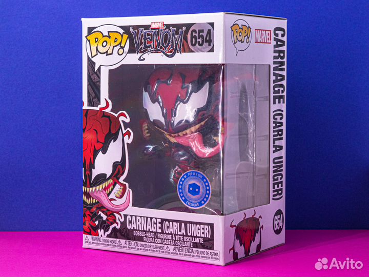 Funko POP 654 Carnage Carla Unger (Venom)(PiBE)