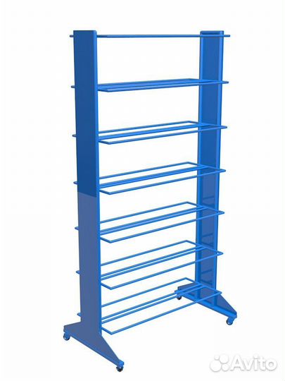 Стеллаж для мячей усиленный двухсторонний 200х16