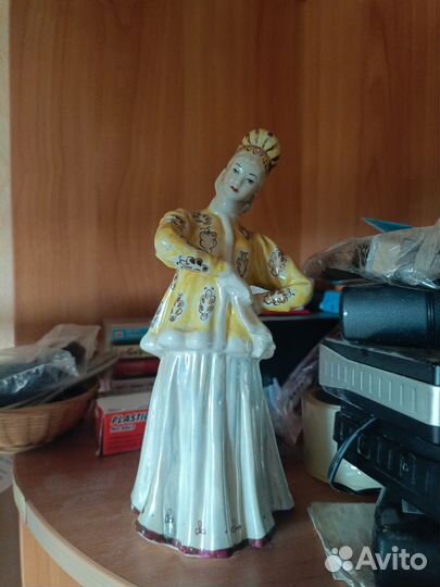 Статуэтка лебёдушка, СССР, склейка