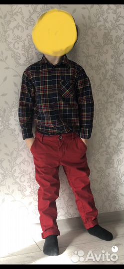 Рубашки, брюки h&m, глория джинс