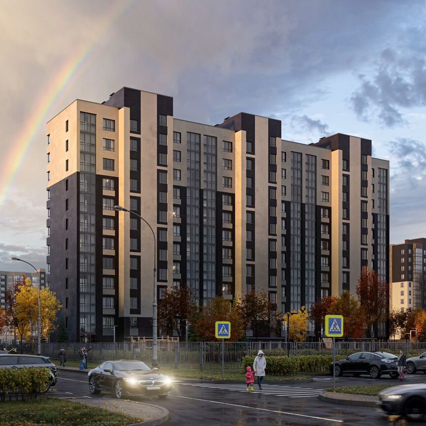 1-к. квартира, 35,5 м², 3/12 эт.