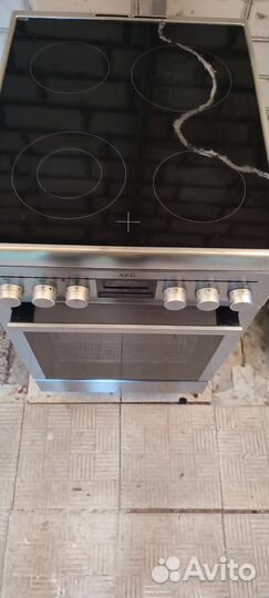 Плита стеклокерамика бу aeg 47005v9-wn in