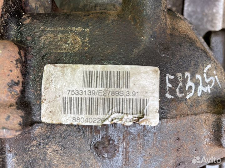 Задний редуктор бмв Х3 е83 3.91