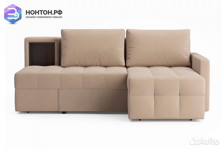 Диван угловой трансформер Самми бежевый