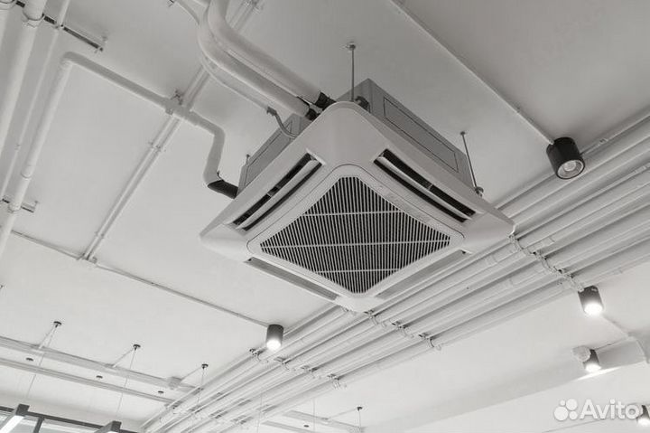 Кассетная сплит система. Кассетный кондиционер