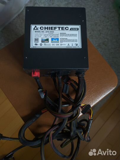 Блок питания 650w Chieftec APS-650