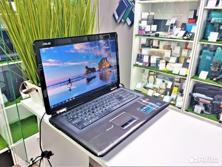 Ноутбук для работы учебы asus б/у