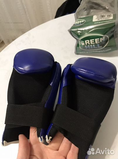 Боксерские перчатки детские экипировка (тхэквондо)