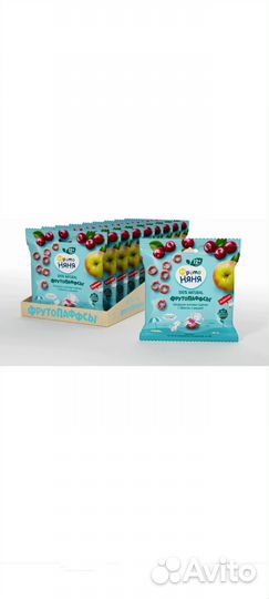 Фрутопаффсы кукурузно-рисовые колечки для малышей