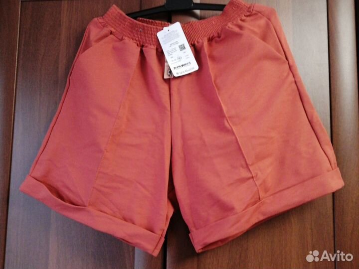 Шорты женские 50 размер терракот