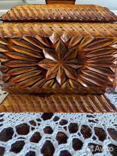Шкатулка деревянная СССР