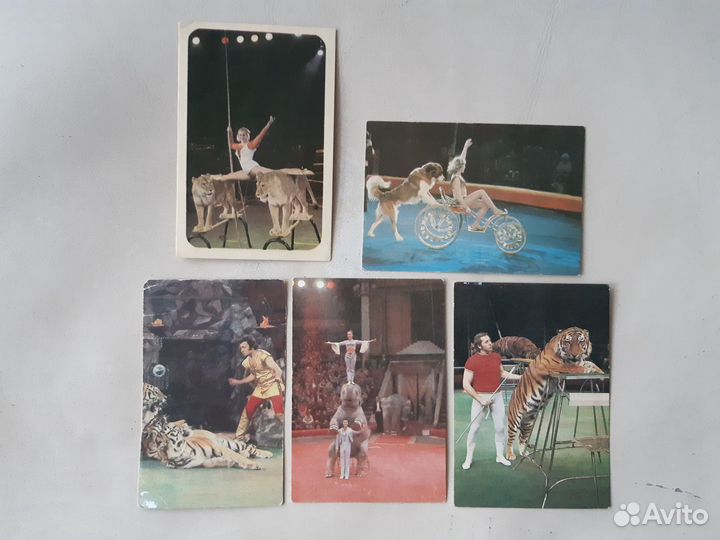Календарики Цирк 1974 - 1989 г.г