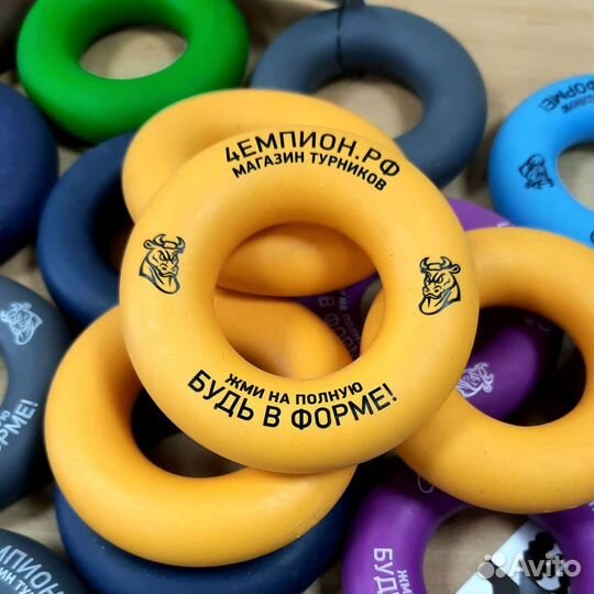 Эспандер кистевой жёлтый нагрузка 40 кг новый