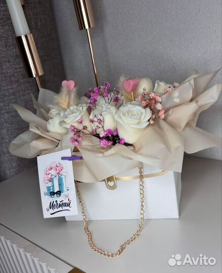 Букеты из воска(ручная работа)