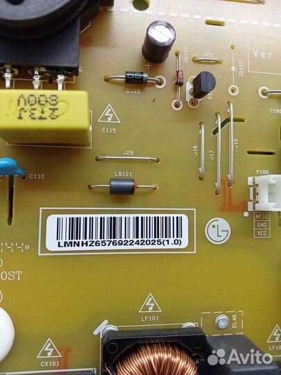 Блок питания EAX69057002 (1.0) телевизора LG 50UP7
