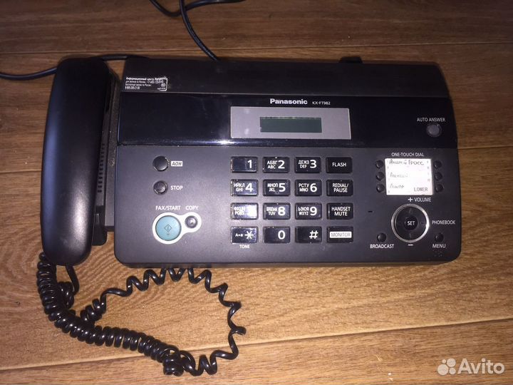 Факс Panasonic KX-FT982RU