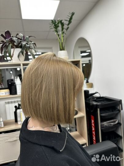 Модель на окрашивание в один тон/корни