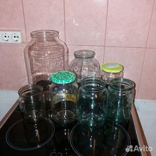 Стеклобанки 0,25-3,0л Стекло бутылки