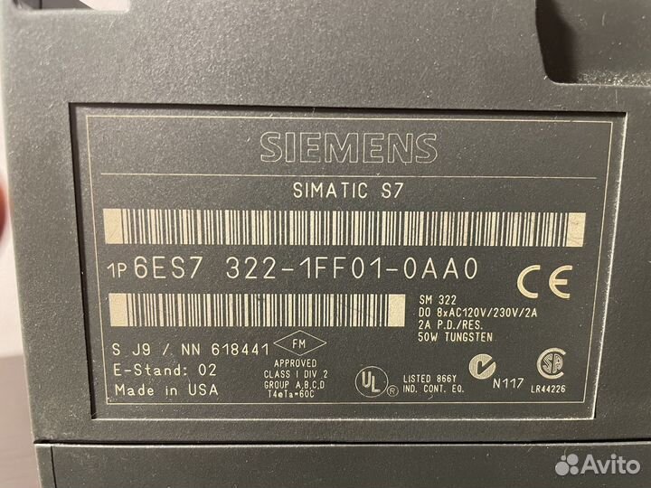 Siemens SM322.Модуль вывода дискретных сигналов