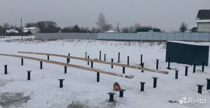 Фундамент за 1 день / Винтовые сваи