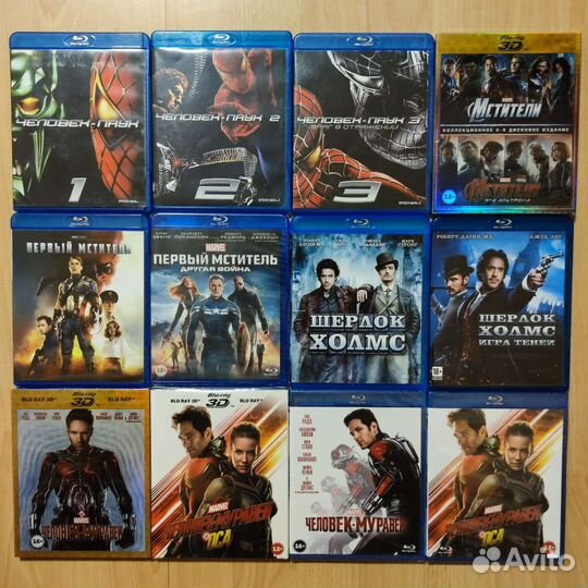 Blu ray диски лицензия комплекты фильмов