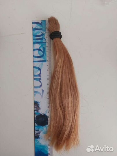 Волосы натуральные срез