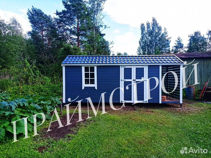 Хозблок Финский Сарай Бытовка 6х2