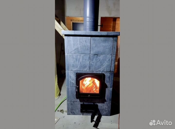Печь камин отопительная