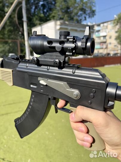 Автомат ак-74 орбизный + двигающийся затвор