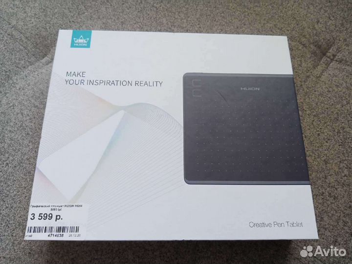 Графический планшет Huion HS64