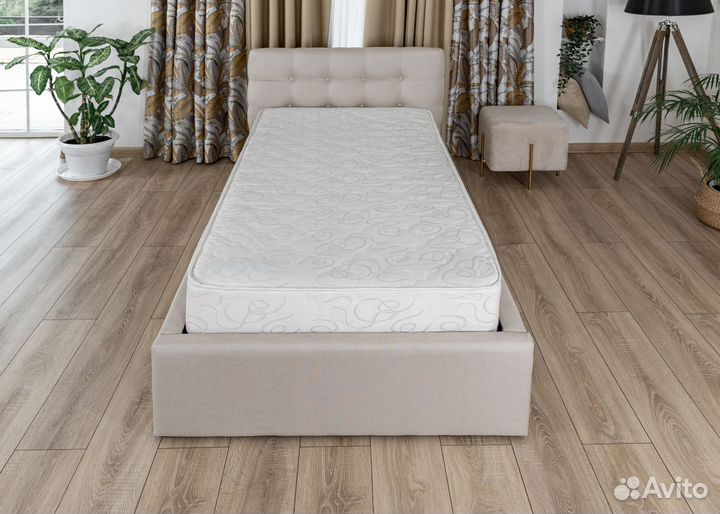 Кровать односпальная с матрасом 80х200 Марсель