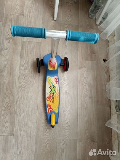 Самокат детский трехколесный складной